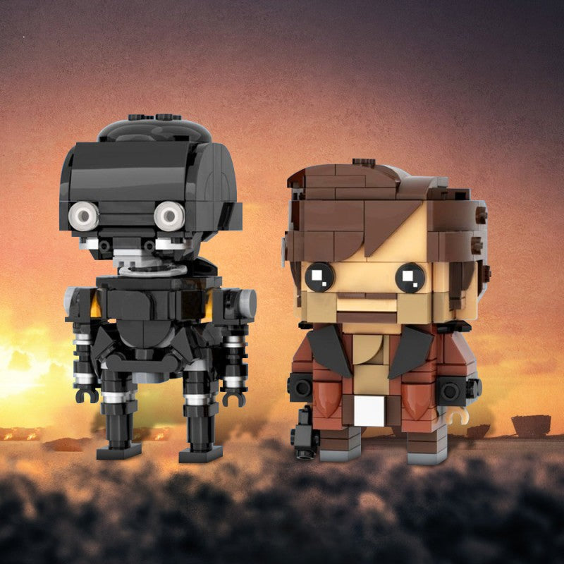 MOC-224585 Cassian Andor & K2SO Brickheadz LEGO MOC - Andor & Rogue One