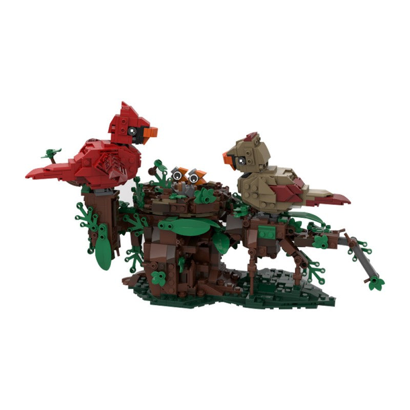 MOC-221935 Northern Cardinals with Nest
