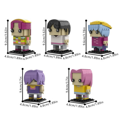 MOC-226225 Saja Boys KPop Demon Hunters Brick Headz