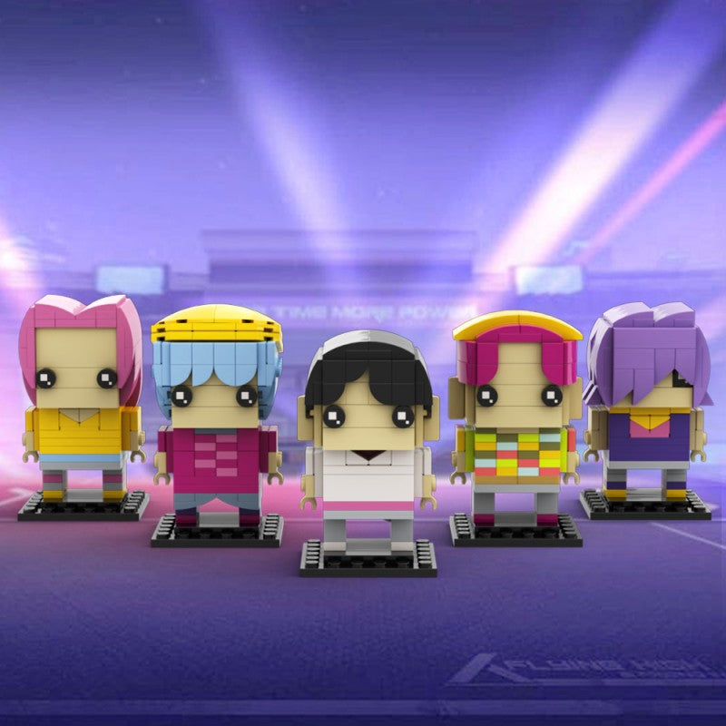 MOC-226225 Saja Boys KPop Demon Hunters Brick Headz