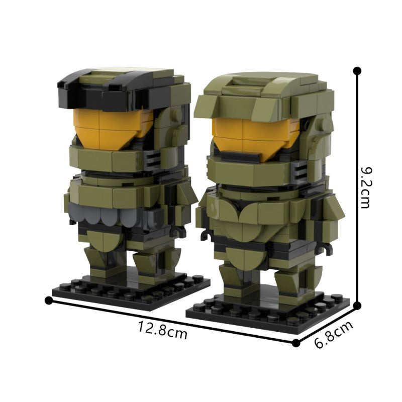 MOC-227741 Spartan John 117 'The Master Chief' Halo Brickheadz