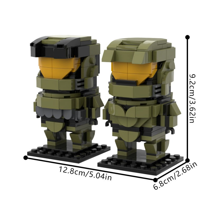 MOC-227741 Spartan John 117 'The Master Chief' Halo Brickheadz