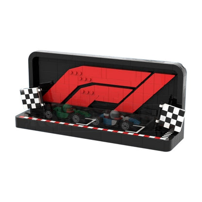 MOC-227666 Brick-Built F1 - Logo(Perfect for the F1 - Collectible Race Cars)