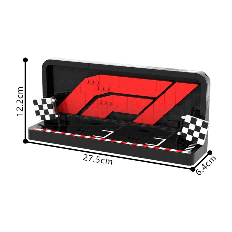 MOC-227666 Brick-Built F1 - Logo(Perfect for the F1 - Collectible Race Cars)