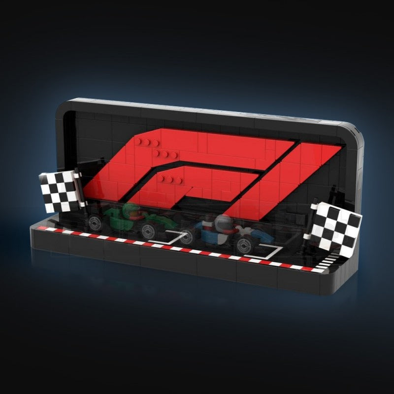 MOC-227666 Brick-Built F1 - Logo(Perfect for the F1 - Collectible Race Cars)