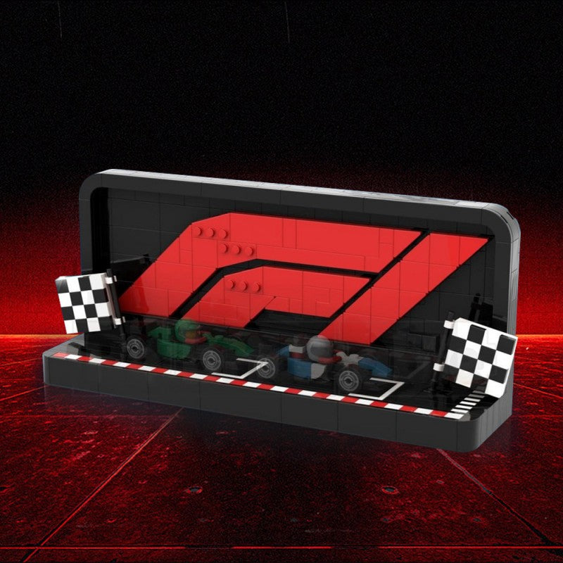 MOC-227666 Brick-Built F1 - Logo(Perfect for the F1 - Collectible Race Cars)