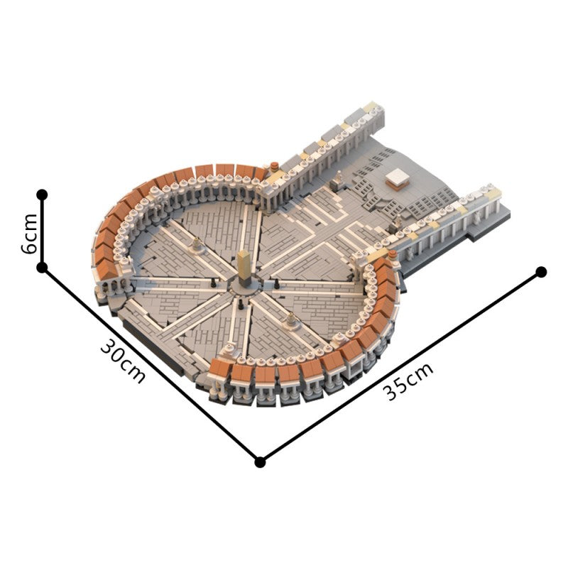 MOC-231165 Saint Peter's Square 1:800