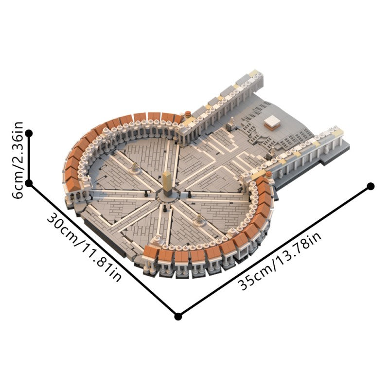 MOC-231165 Saint Peter's Square 1:800