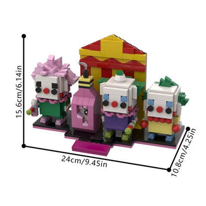 MOC-64660 Killer Klowns BrickHeadz