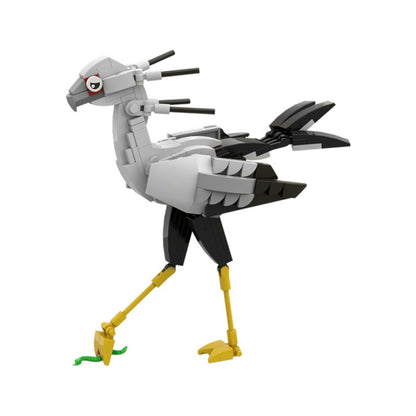 MOC-227312 Secretary bird - Sagittarius serpentarius - Accurate and elegant