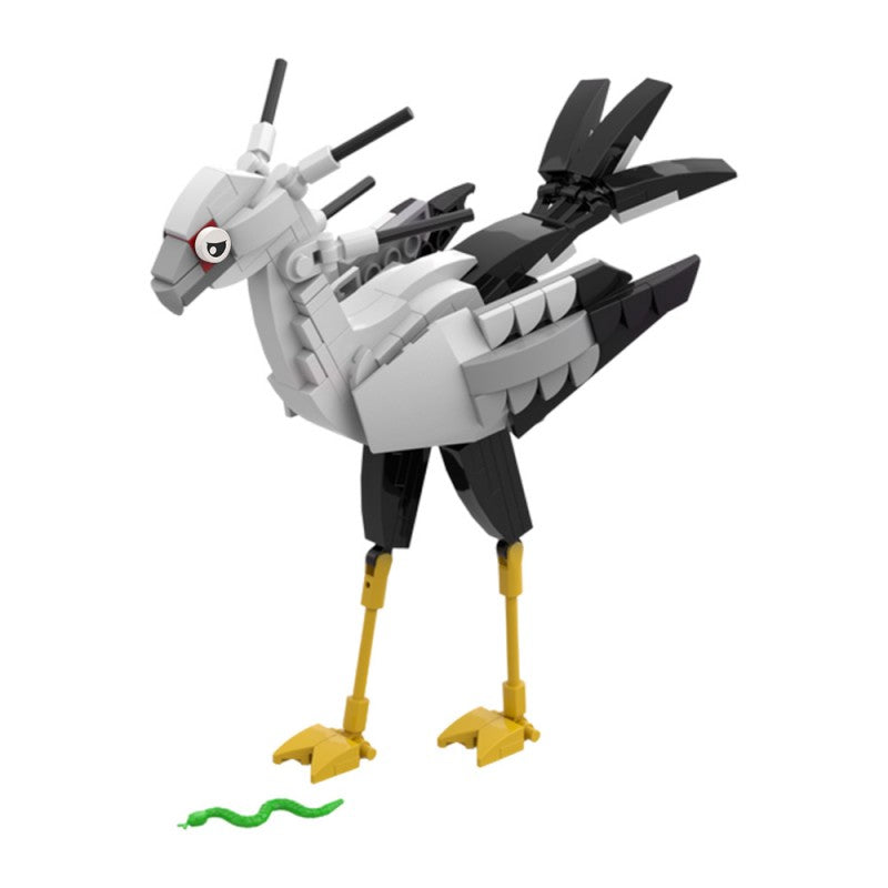 MOC-227312 Secretary bird - Sagittarius serpentarius - Accurate and elegant