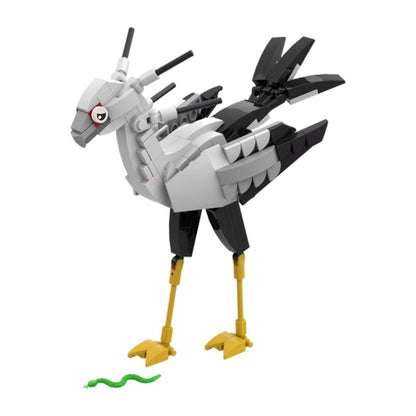 MOC-227312 Secretary bird - Sagittarius serpentarius - Accurate and elegant