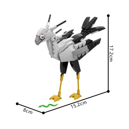 MOC-227312 Secretary bird - Sagittarius serpentarius - Accurate and elegant
