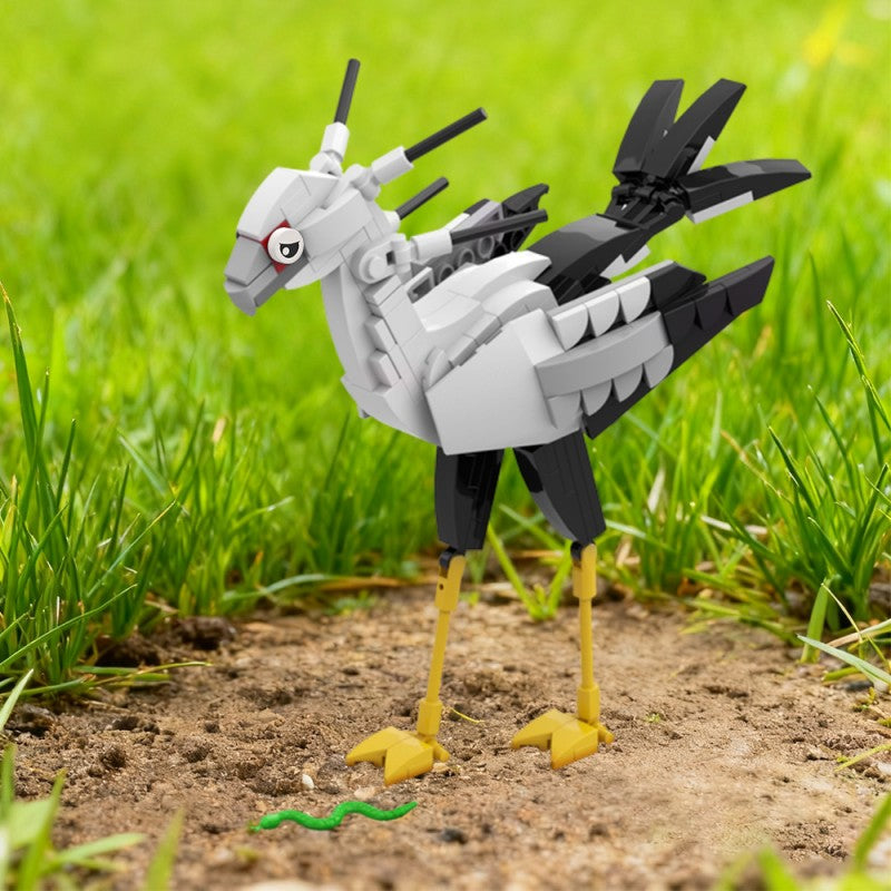 MOC-227312 Secretary bird - Sagittarius serpentarius - Accurate and elegant