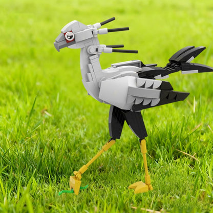 MOC-227312 Secretary bird - Sagittarius serpentarius - Accurate and elegant