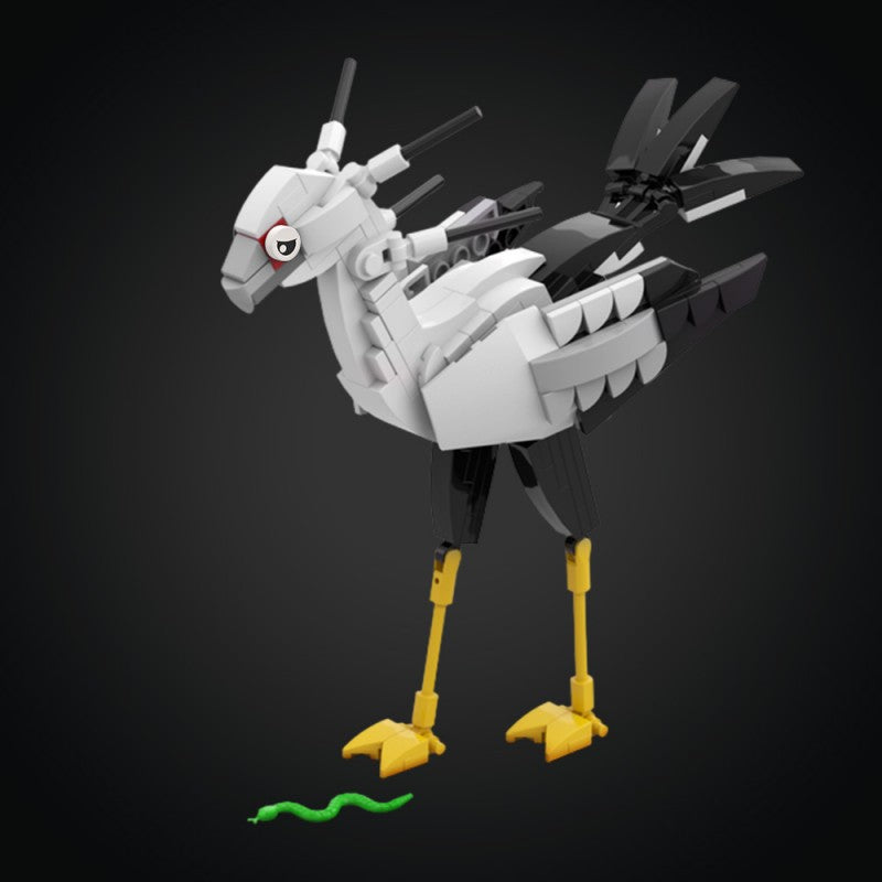 MOC-227312 Secretary bird - Sagittarius serpentarius - Accurate and elegant