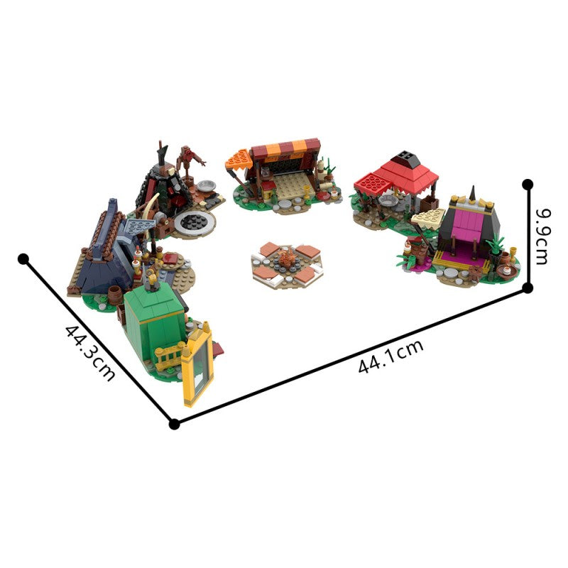 MOC-190297 Lego Baldur's Gate 3 Fire Camp Set