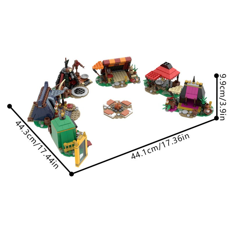 MOC-190297 Lego Baldur's Gate 3 Fire Camp Set