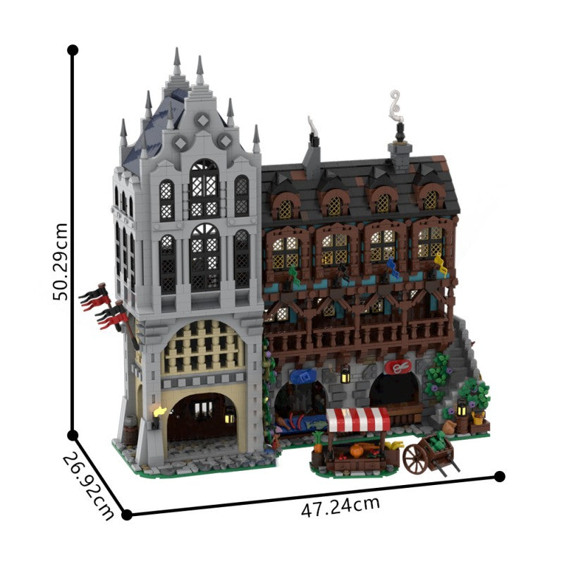 MOC-221582 Medieval Town Square #3
