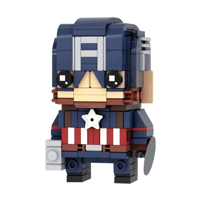 MOC-230097 Captain America Brickheadz LEGO MOC - Avengers: Endgame
