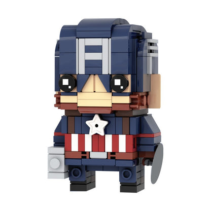 MOC-230097 Captain America Brickheadz LEGO MOC - Avengers: Endgame