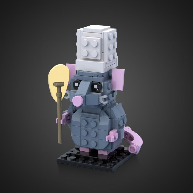 MOC-225657 Ratatouille- Remy the Rat Brickheadz