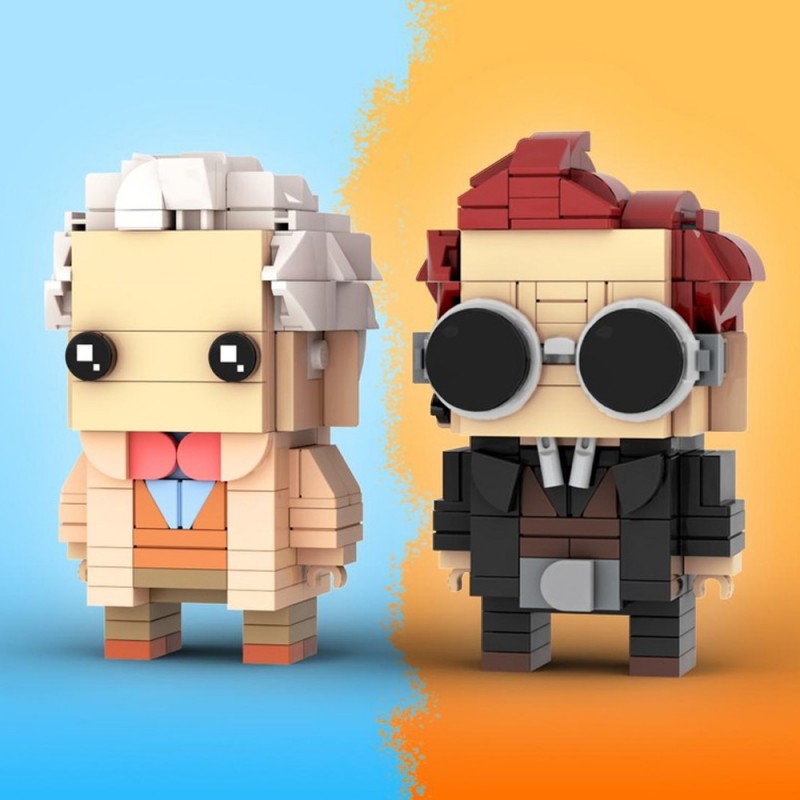MOC-153978 Good Omens Brickheadz LEGO MOC - Good Omens