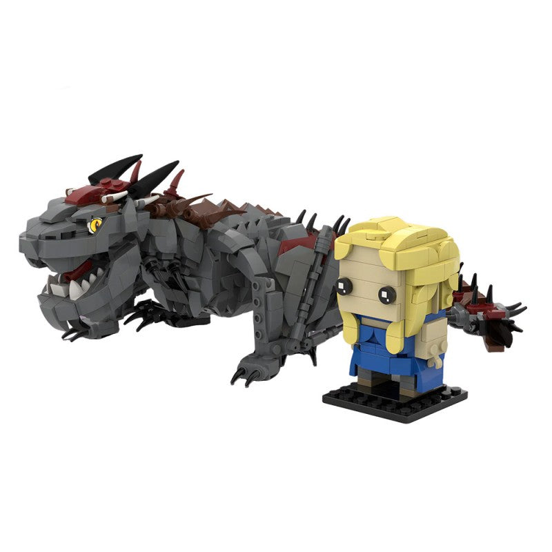 MOC-210930 Daenerys + Drogon (Game of Thrones)
