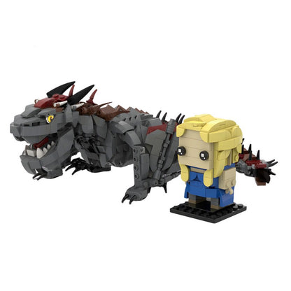 MOC-210930 Daenerys + Drogon (Game of Thrones)