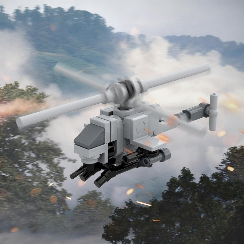 Mini AH-64 Apache helicopter