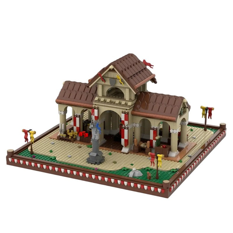 MOC-207789 Market Hall - Medieval Village Diorama
