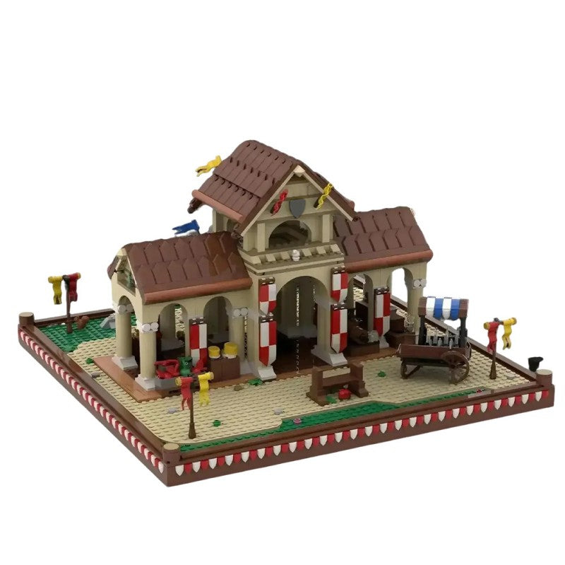 MOC-207789 Market Hall - Medieval Village Diorama