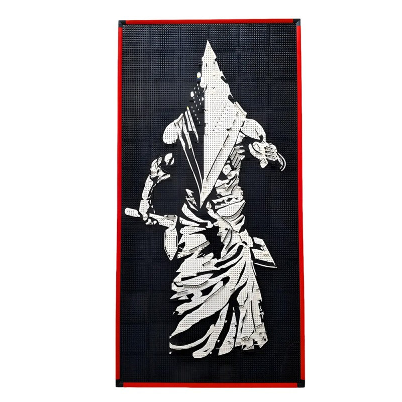 MOC-238914 Lego art relief of a male horror