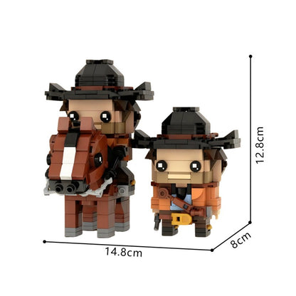 MOC-235783 Arthur Morgan Brickheadz LEGO MOC - Red Dead Redemption II