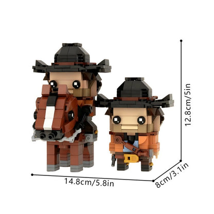 MOC-235783 Arthur Morgan Brickheadz LEGO MOC - Red Dead Redemption II