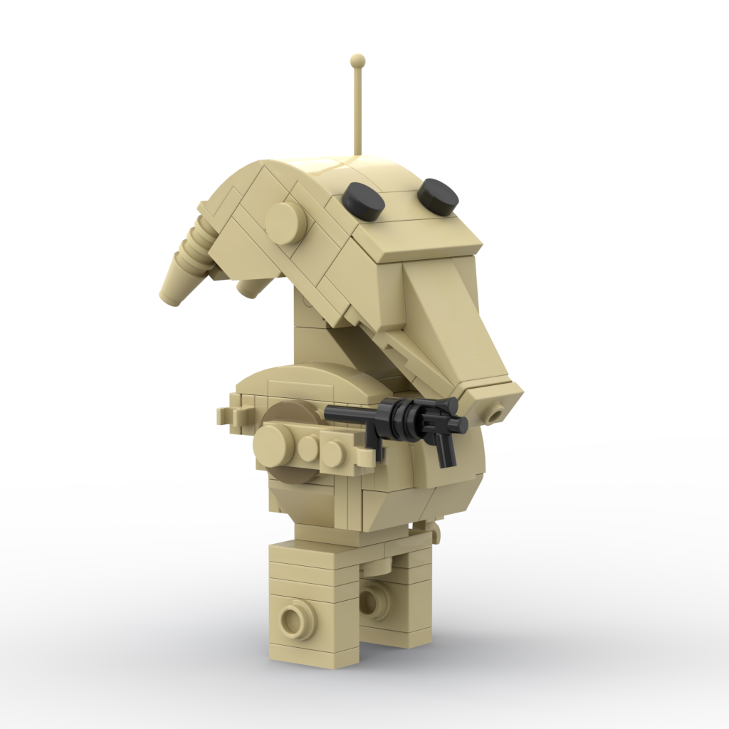 MOC B1 Battle Droids - Brickheadz Size