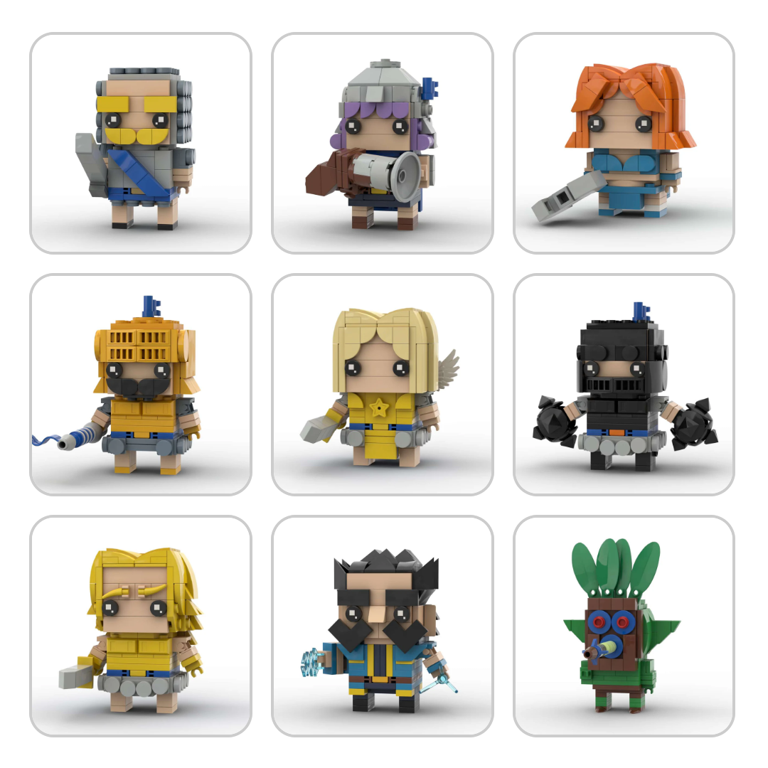 MOC Clash Royale Brickheadz