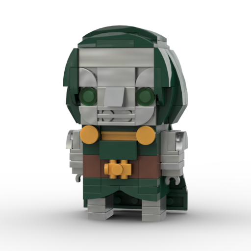 MOC Dr. Doom - Brickheadz Size