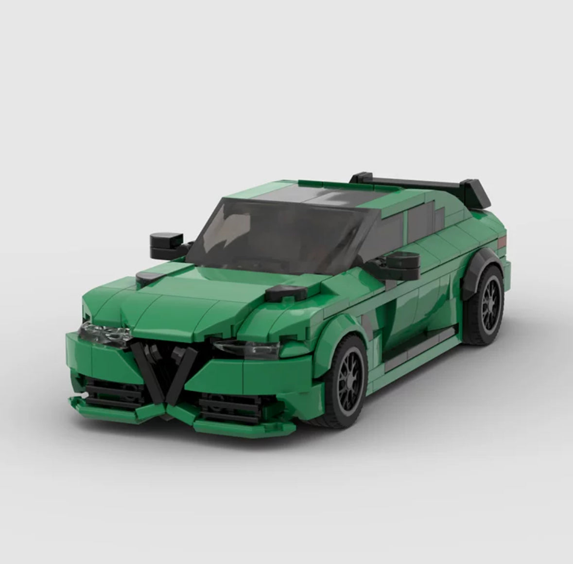 MOC-109252 Alfa Romeo Giulia GTAm - Green– MOC Brick Store
