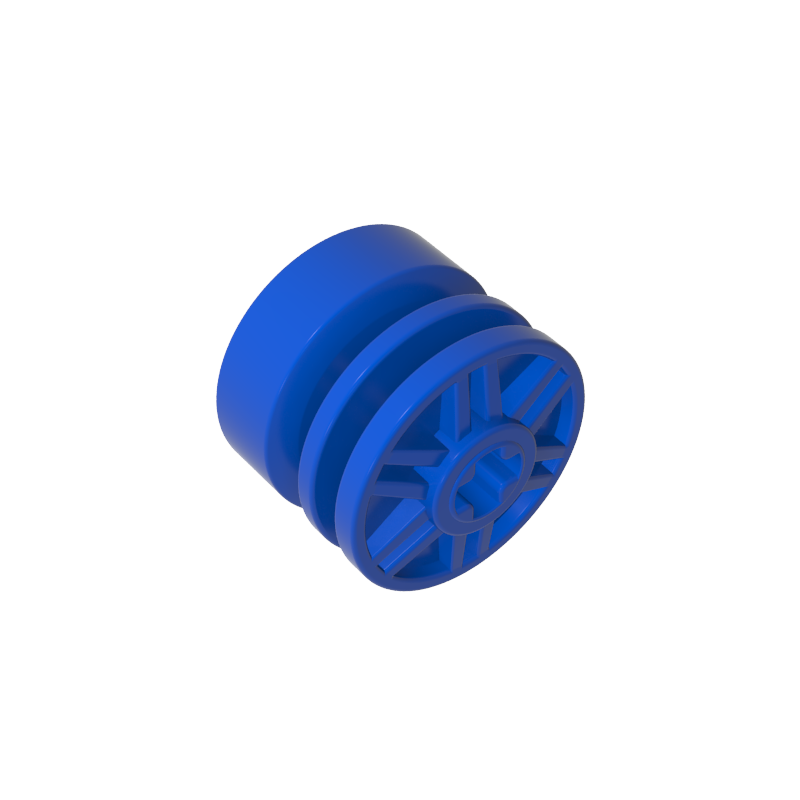 GDS-1158 - Wheel 18 x 14 with Axle Hole, Fake Bolts and Shallow Spokes