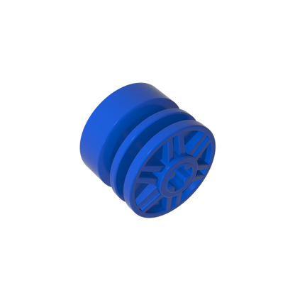 GDS-1158 - Wheel 18 x 14 with Axle Hole, Fake Bolts and Shallow Spokes