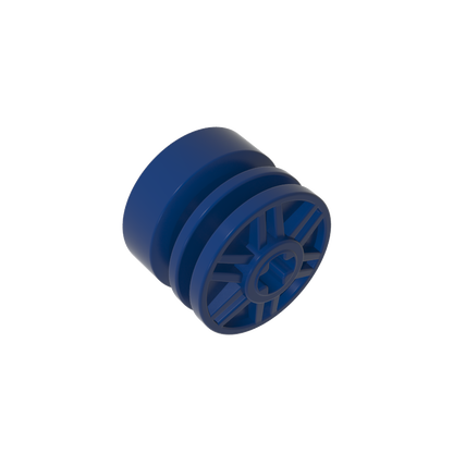 GDS-1158 - Wheel 18 x 14 with Axle Hole, Fake Bolts and Shallow Spokes