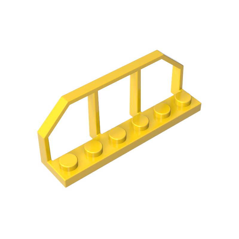 GDS-90037 - Plate Special 1 x 6 with Train Wagon End Fence