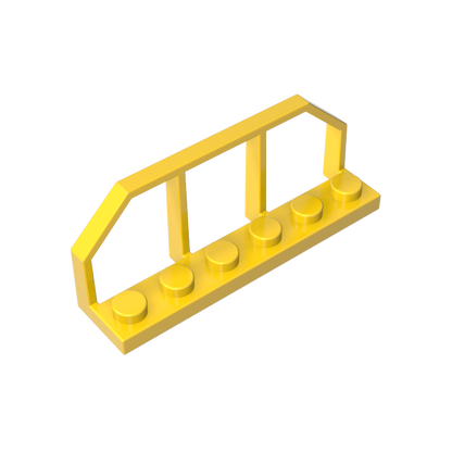 GDS-90037 - Plate Special 1 x 6 with Train Wagon End Fence