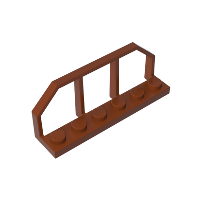 GDS-90037 - Plate Special 1 x 6 with Train Wagon End Fence