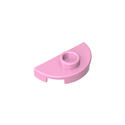 GDS-90300 - Plate Special Round 1 x 2 Half Circle with Stud (Jumper)