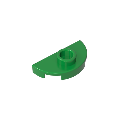 GDS-90300 - Plate Special Round 1 x 2 Half Circle with Stud (Jumper)
