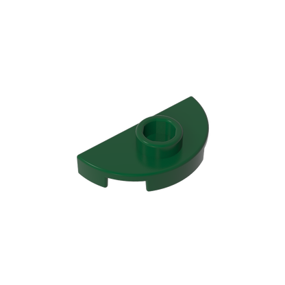 GDS-90300 - Plate Special Round 1 x 2 Half Circle with Stud (Jumper)