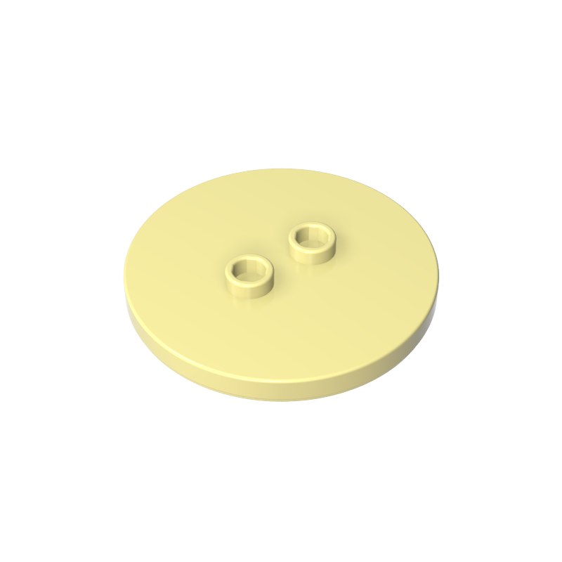 GDS-90362 - Plate Special Round 4 x 4 with 2 Studs [Plain]