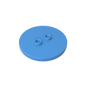 GDS-90362 - Plate Special Round 4 x 4 with 2 Studs [Plain]